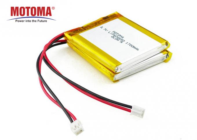 604650 Lithium Ion Rechargeable Battery 1700mah voor Digitaal Fotokader 0