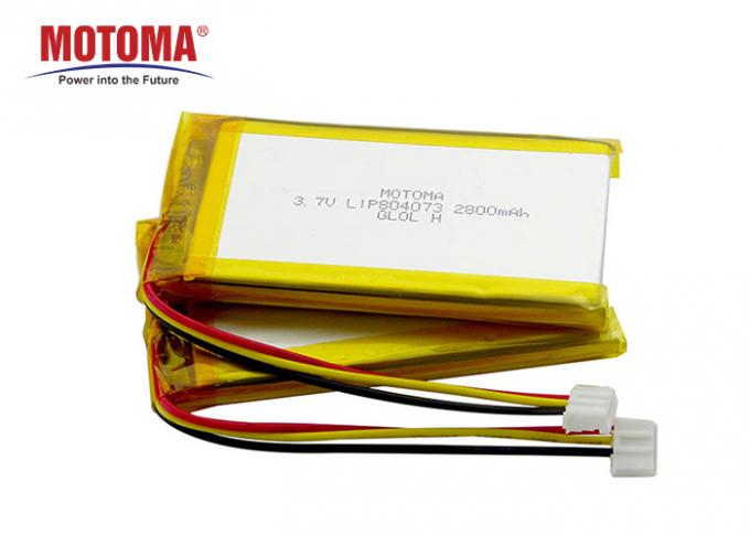 Batterij 3,7 V 2800mah van Lipo van het Motomaul1642 Goedgekeurde Lithium voor Detector 0