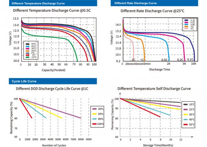 Elektrische voertuigen12v 60ah Lifepo4 Batterij 4000 keer het Cyclusleven 1