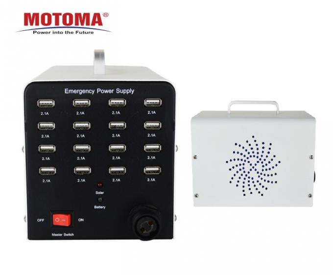 de Openlucht Draagbare Voeding van 220V 576Wh met 16 5V2.1A USB Output 0