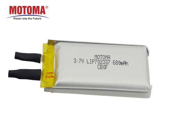 3 7v Li Ion Battery 68mAh voor Ver Monitor en Autocontrolemechanisme