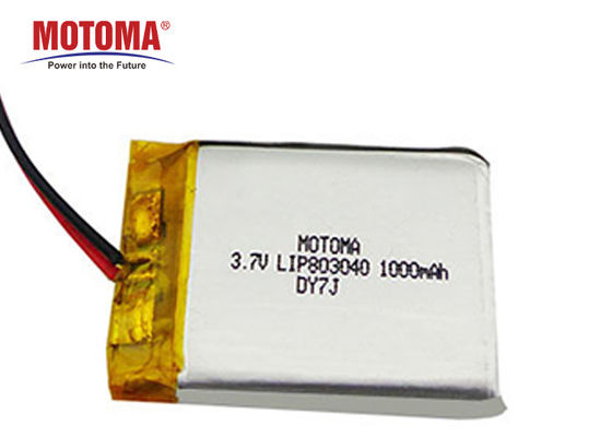 Het Navulbare Lithium Ion Battery, Li Ion Battery Pack 3,7 V 1000mah van MOTOMA