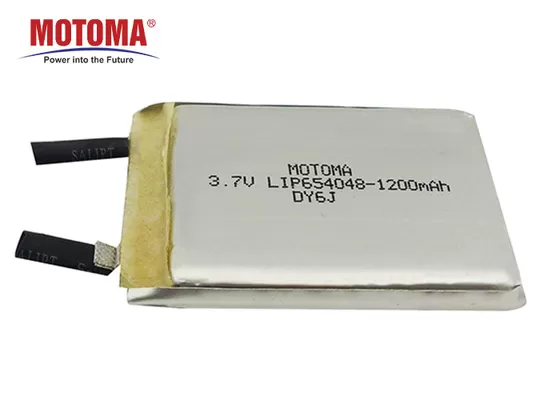 van het Lithiumion battery rechargeable with van 3.7V 1200mAh PCB en NTC PTC